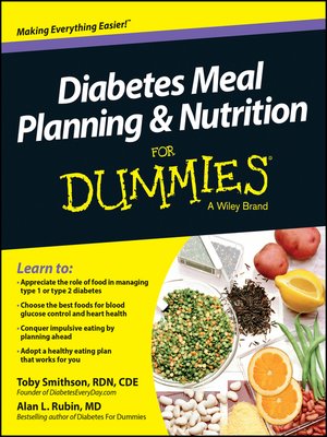 cover image of Diabetes Meal Planning and Nutrition For Dummies